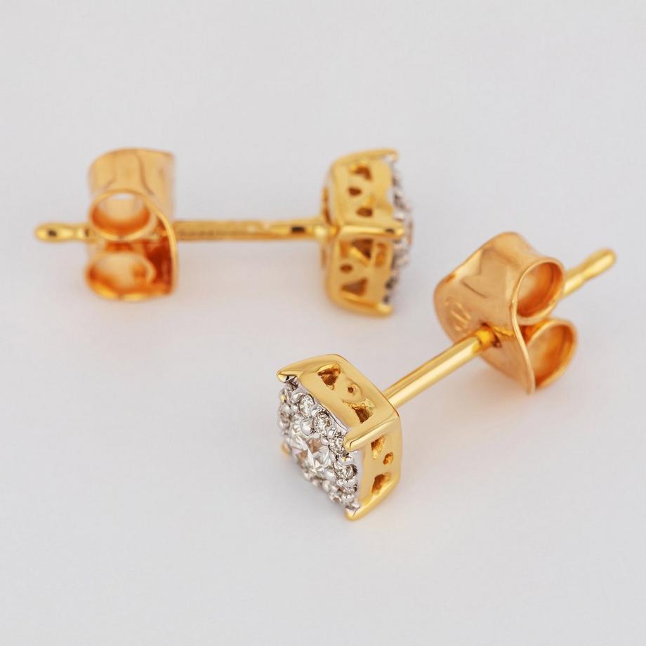 L' Atelier Gold 18 Karat by Manor Collier or 18kt Boucles d'oreilles 