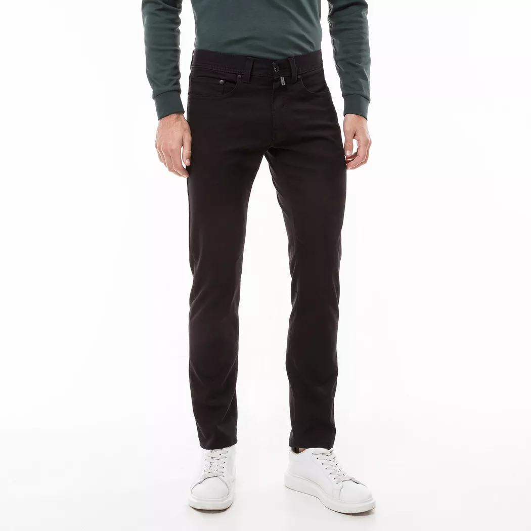 Pierre Cardin - Hose, Tapered Fit, für Herren, Schwarz, Größe W34/L32