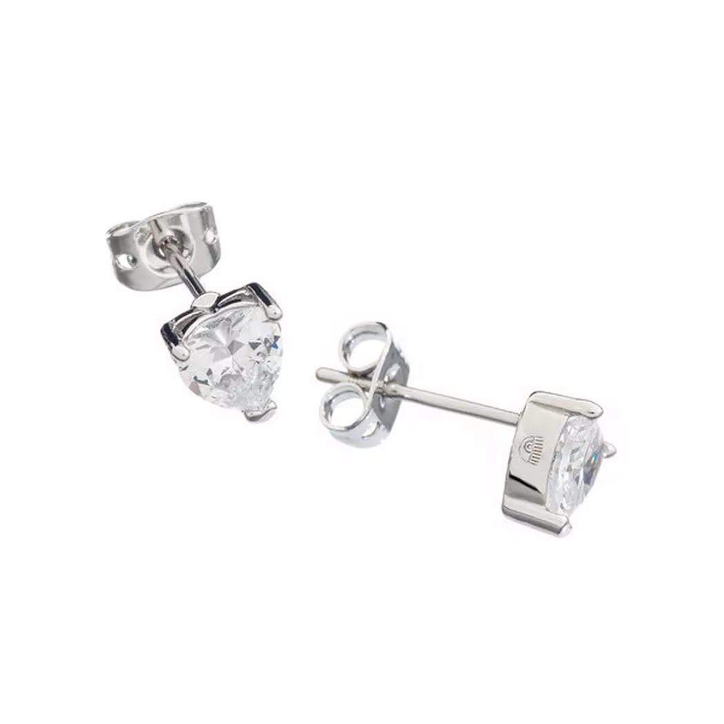 Chiara Ferragni - Ohrringe, Diamond Heart, 6mm, Silber