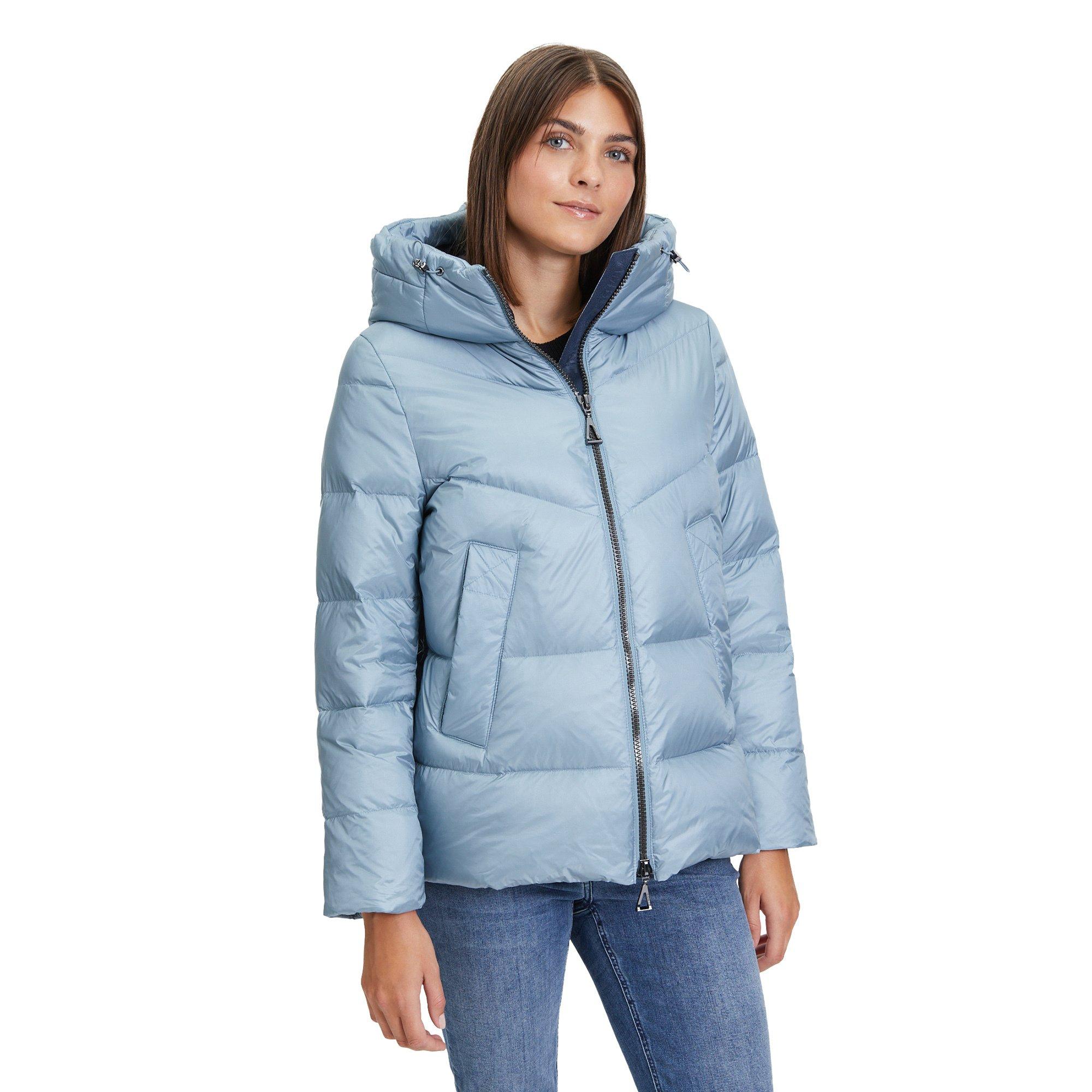 Image of Daunenjacke Mit Kapuze Damen Hellblau 34