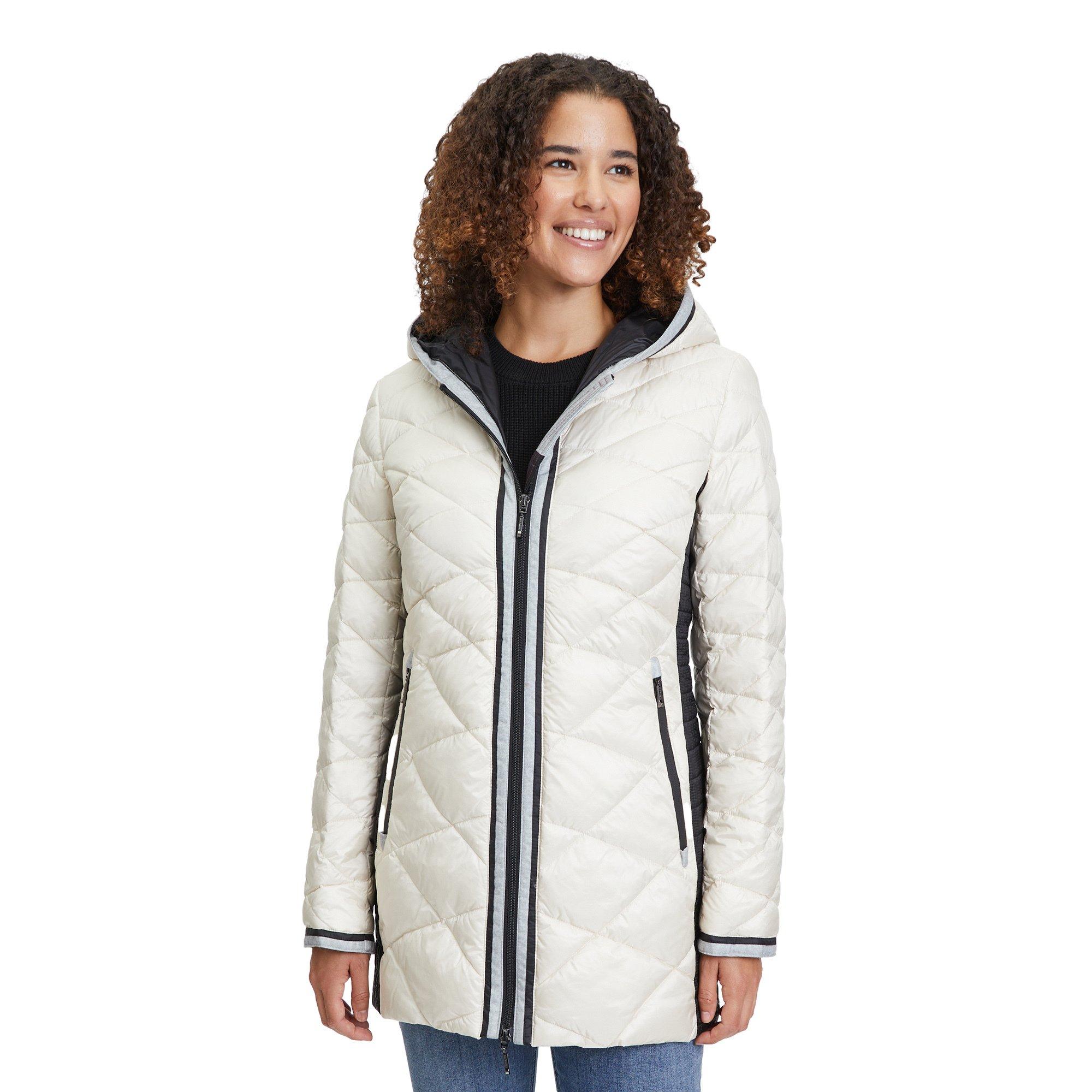 Image of Steppjacke Mit Kapuze Damen Beige 36