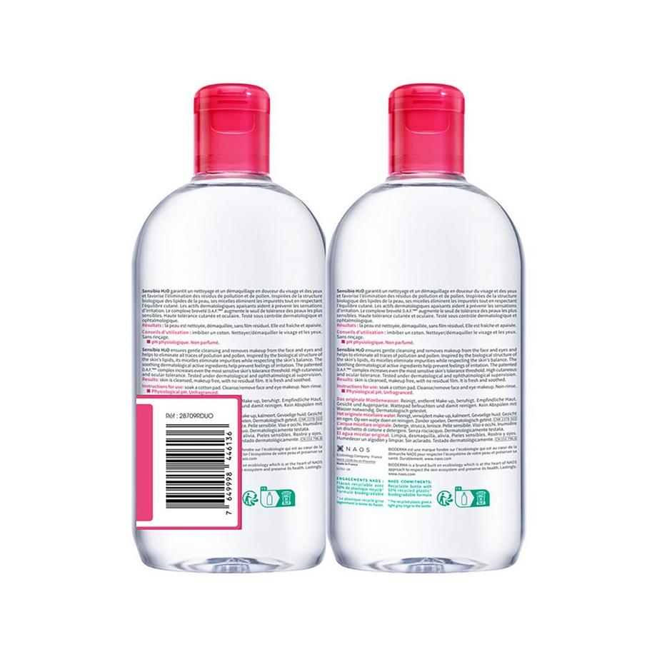 BIODERMA OS Sensibio H2O Duo Duo-pack Sensibio H2O Acqua micellare struccante  