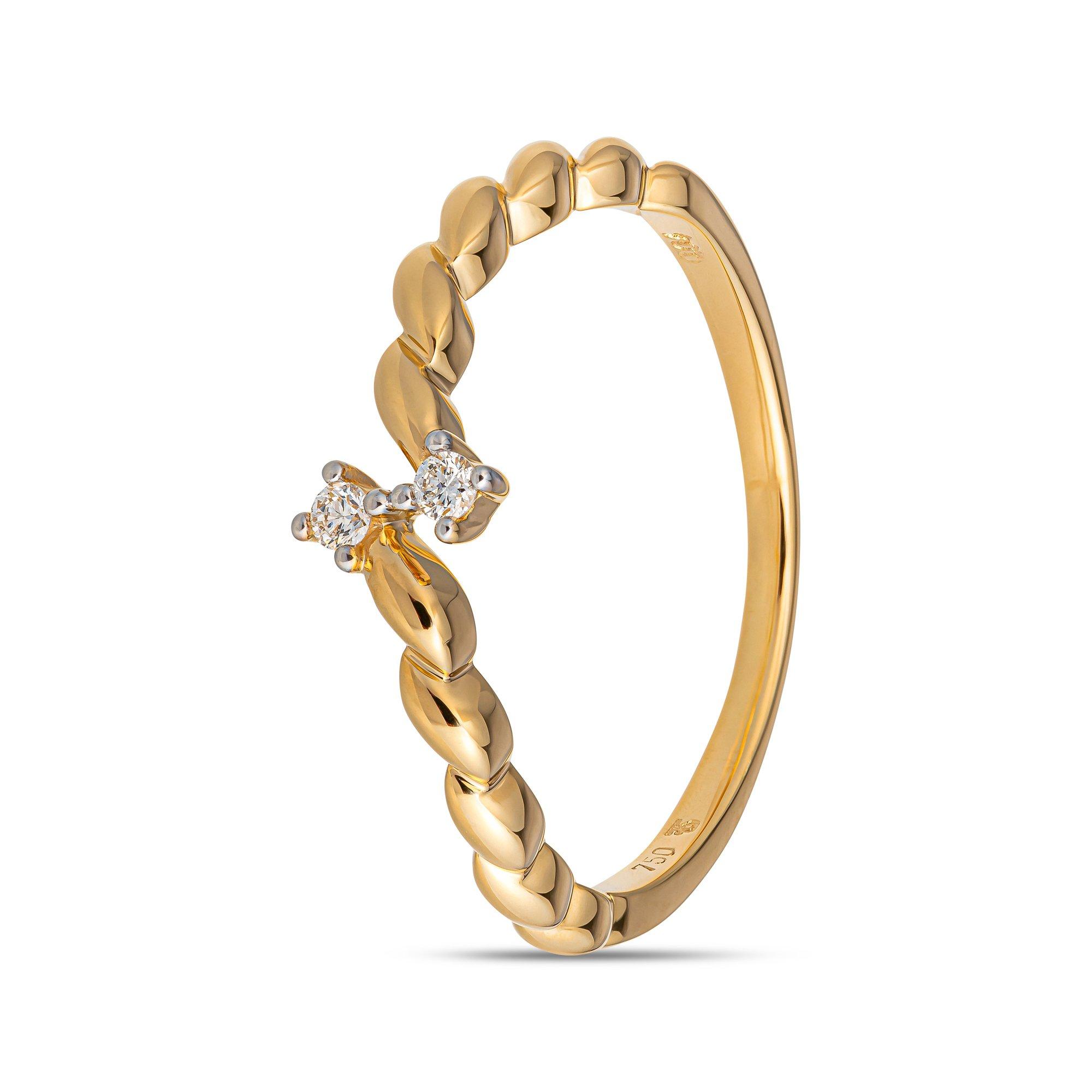 L' Atelier Gold 18 Karat by Manor Bague or 18kt Ring 