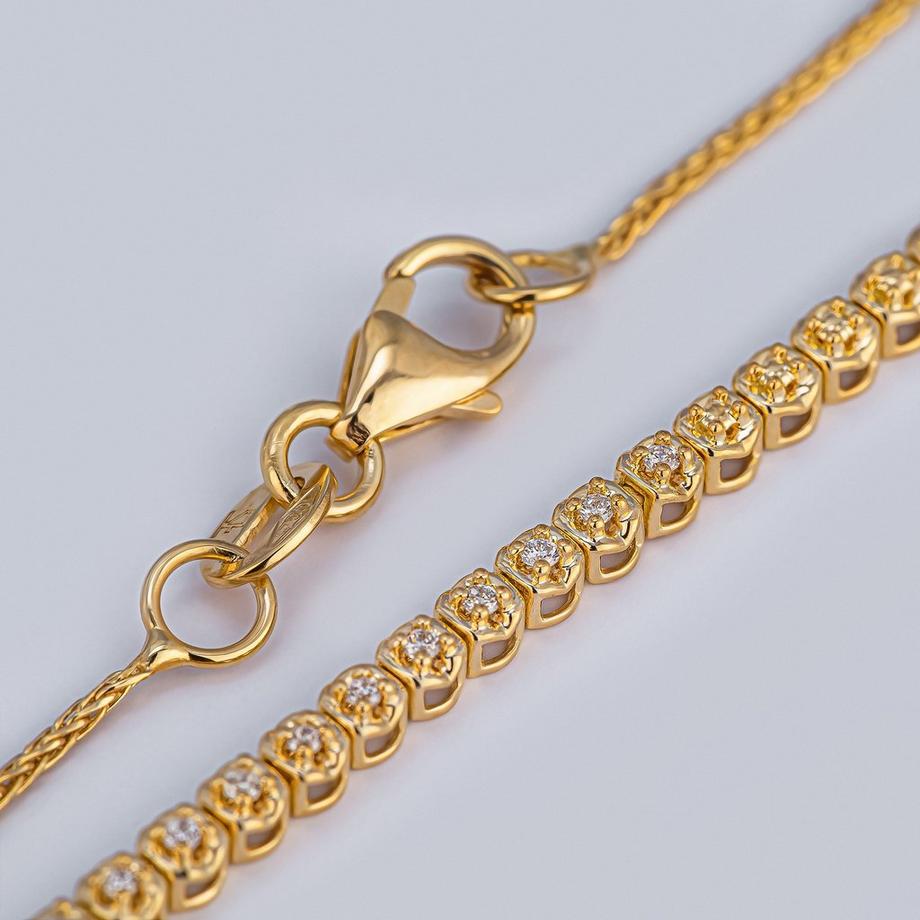 L' Atelier Gold 18 Karat by Manor Bracelet or 18kt Bracelet 