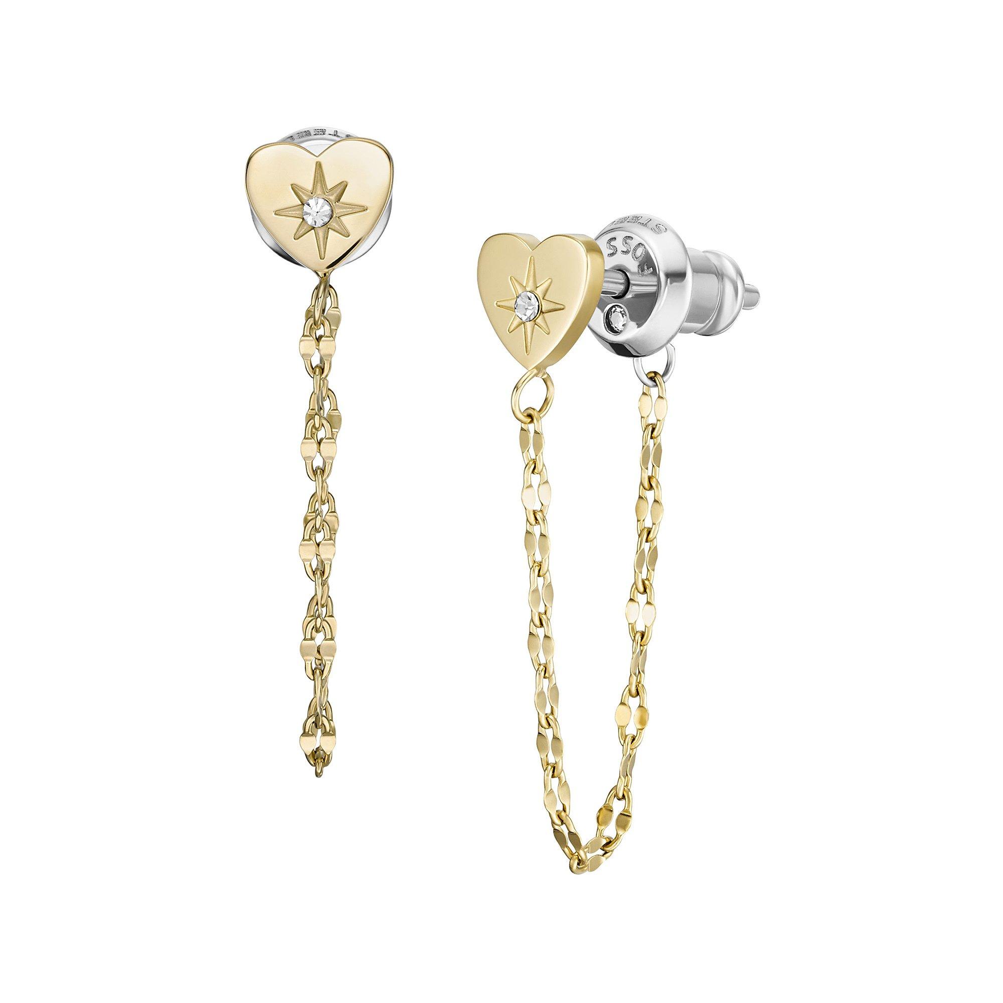 Image of Ohrhänger Damen Gold 50mm