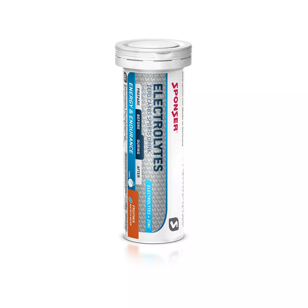 SPONSER - Fit & Well Brausetabletten, Electrolytes Tabs Fruchtmix, 45g