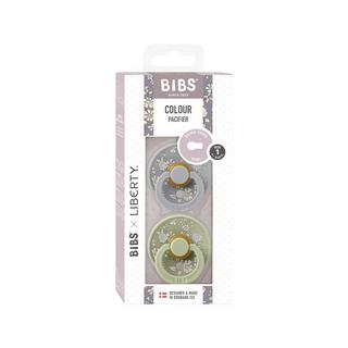 BIBS BIBS x Liberty 2 PACK Colour Capel Latex Size 1 Sage Mix Tétine 