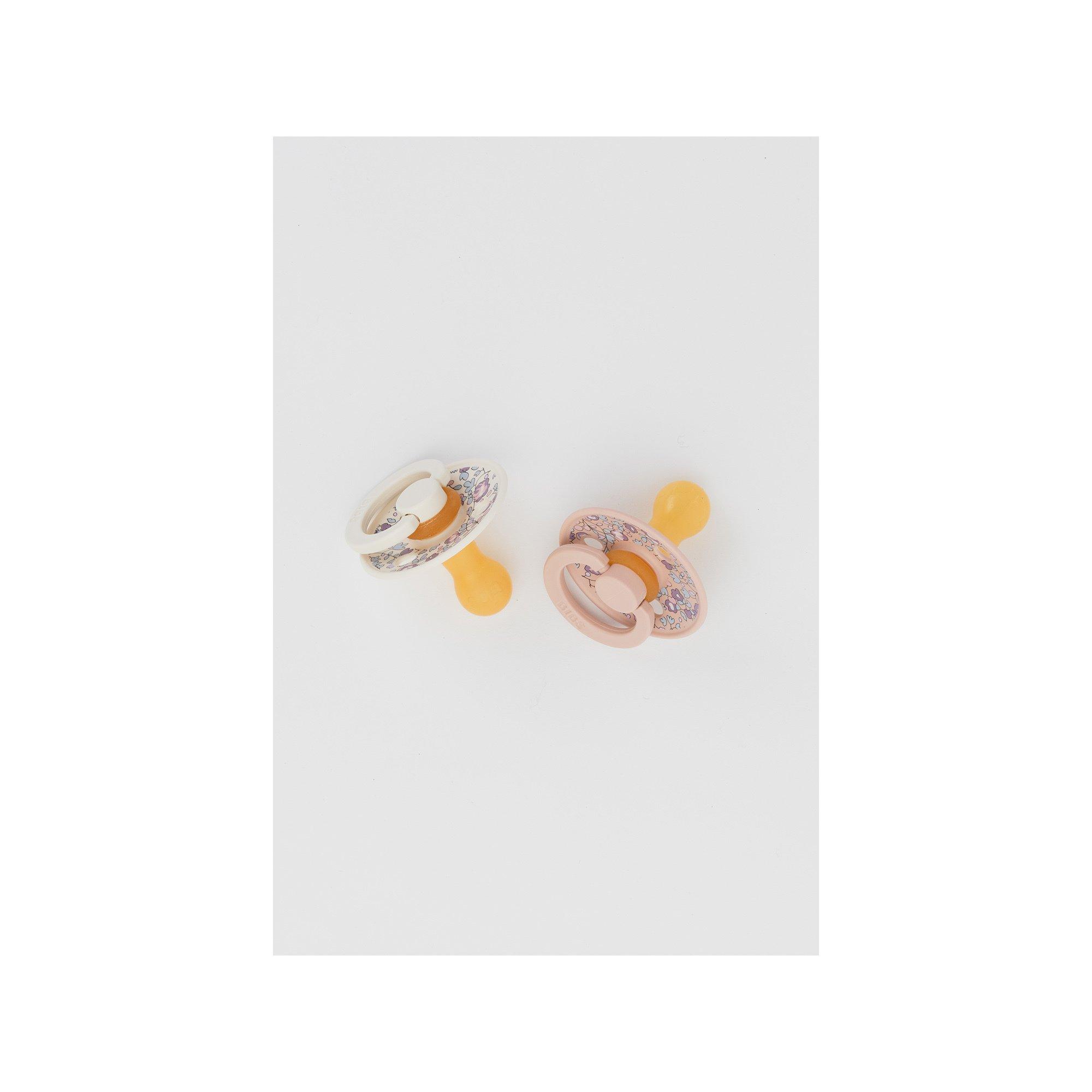 BIBS BIBS x Liberty 2 PACK Colour Eloise Latex Size 1 Blush Mix Ciuccio 