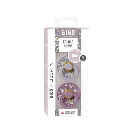 BIBS BIBS x Liberty 2 PACK Colour Capel Latex Size 1 Fossil Grey Mix Tétine 