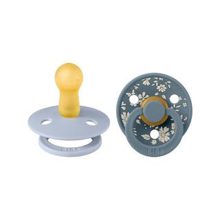 BIBS BIBS x Liberty 2 PACK Colour Capel Latex Size 2 Dusty Blue Mix Ciuccio 