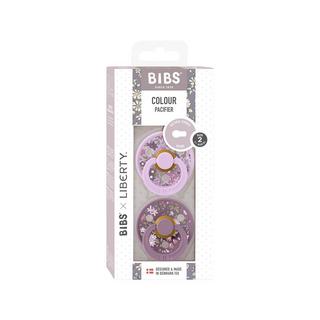 BIBS BIBS x Liberty 2 PACK Colour Chamomile Lawn Latex Size 2 Violet Sky Mix Schnuller 