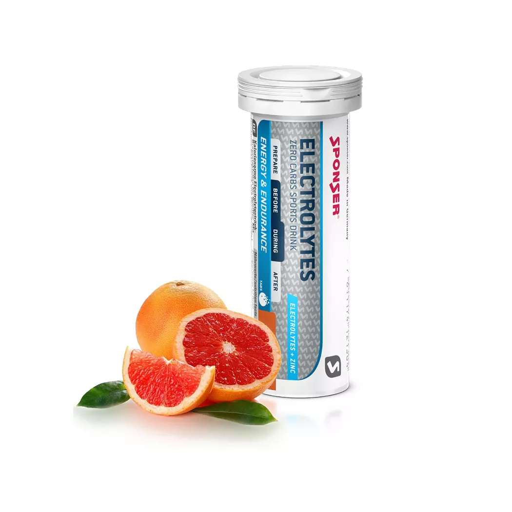 SPONSER - Fit & Well Brausetabletten, Electrolytes Tabs Blutorange 12x45g, 45g