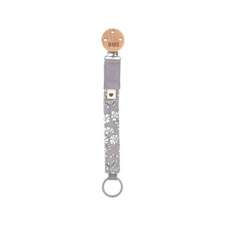 BIBS BIBS x Liberty Pacifier Clip Capel Fossil Grey Collana ciuccio 