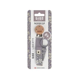 BIBS BIBS x Liberty Pacifier Clip Capel Fossil Grey Collana ciuccio 