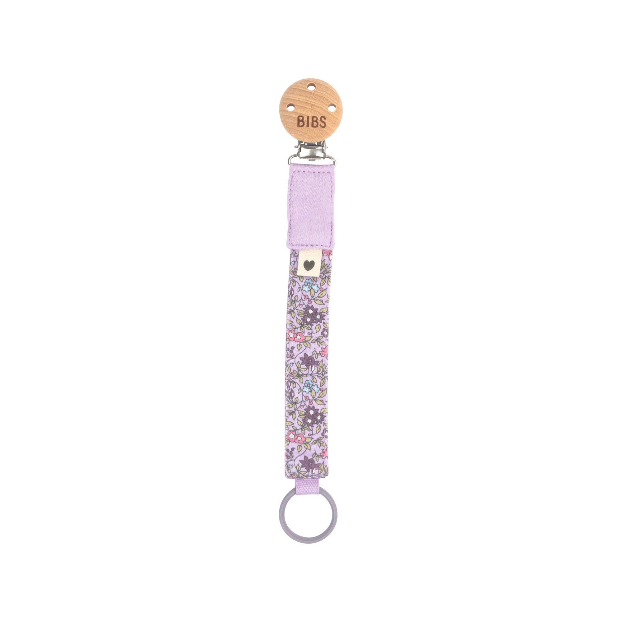 BIBS BIBS x Liberty Pacifier Clip Chamomile Lawn Violet Sky Attache tétine 