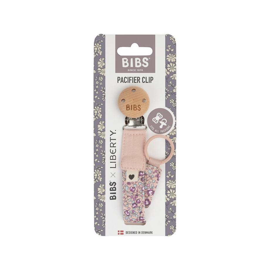 BIBS BIBS x Liberty Pacifier Clip Eloise Blush Schnullerkette 