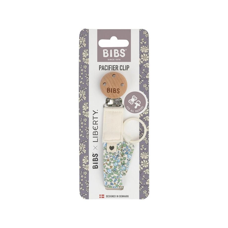 BIBS BIBS x Liberty Pacifier Clip Eloise Ivory Collana ciuccio 