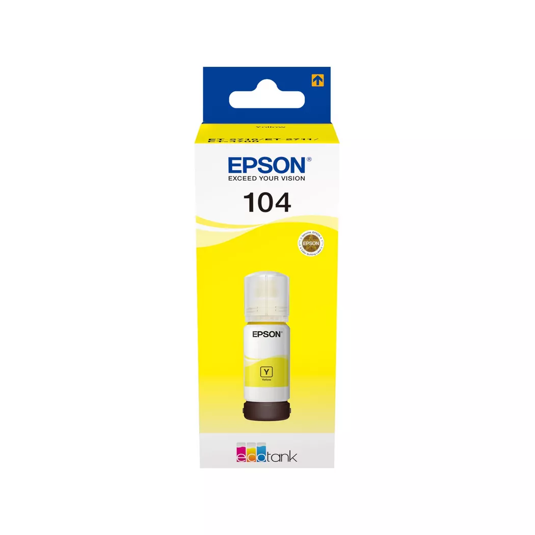 Epson - Tintenbehälter 104 yellow