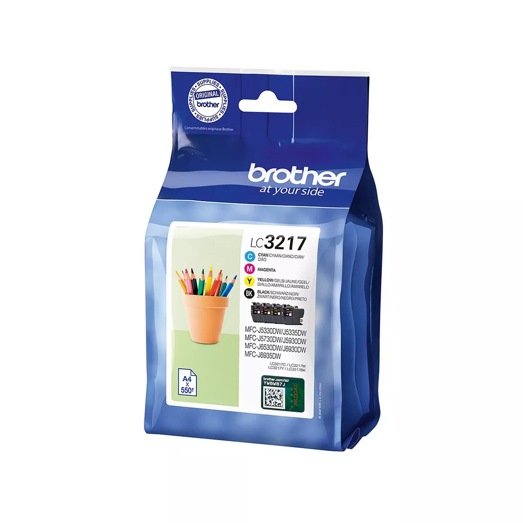 Brother - LC-3217VA Valuepack CMYBK, Multipack, Tintenpatronen