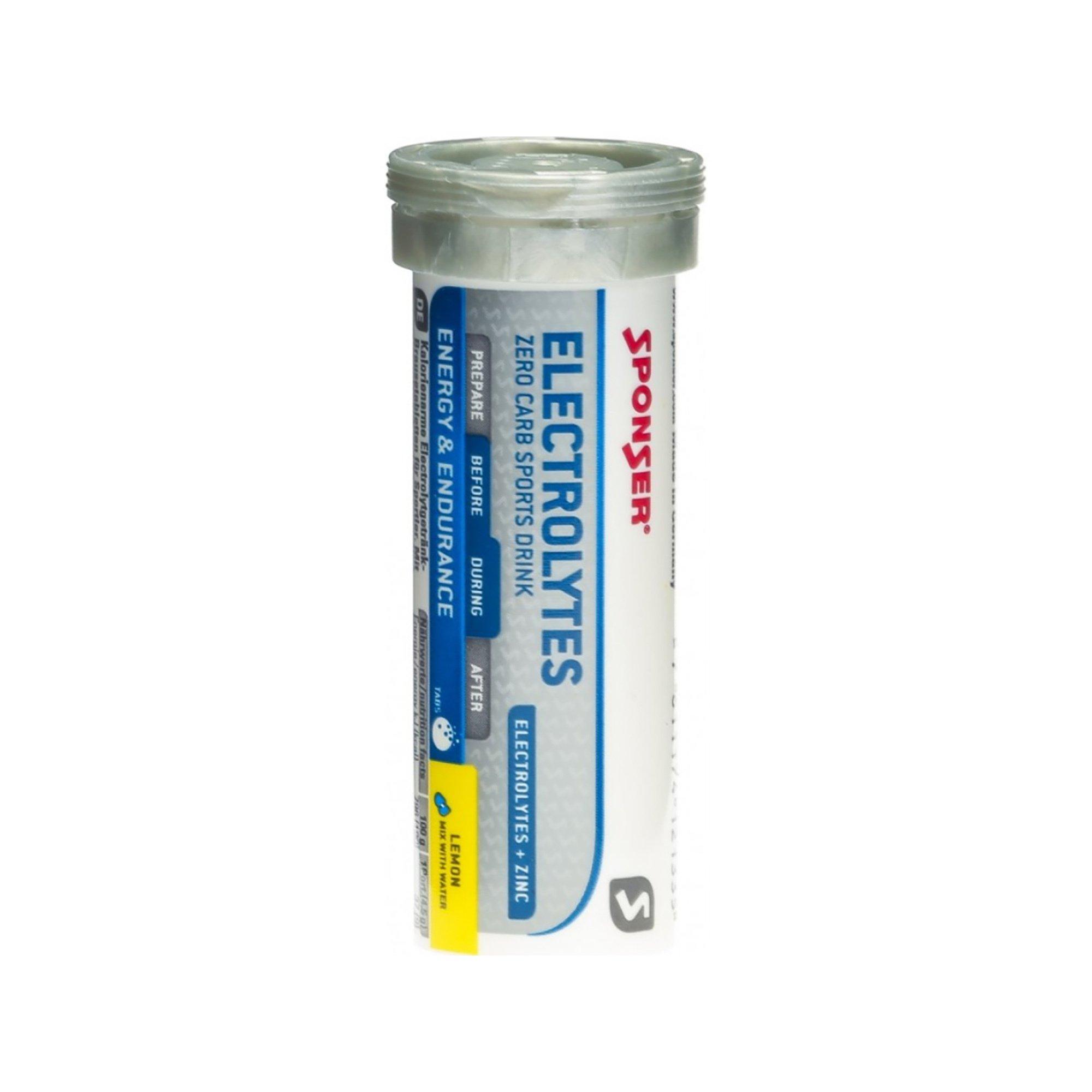 SPONSER Electrolytes Tabs Citron 12x45g Comprimés effervescents Fit & Well 