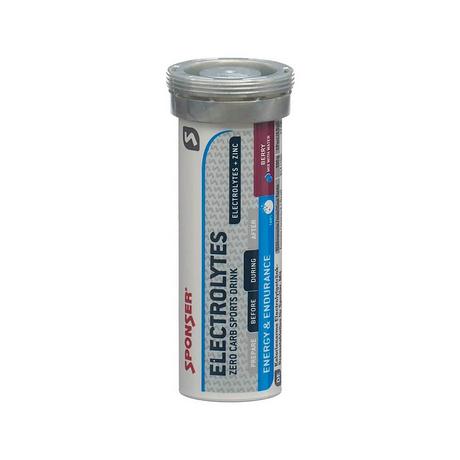 SPONSER Electrolytes Tabs Bacca 12x45g Compresse effervescenti Fit & Well 