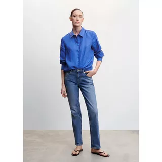 MANGO LINO Camicia a maniche lunghe 