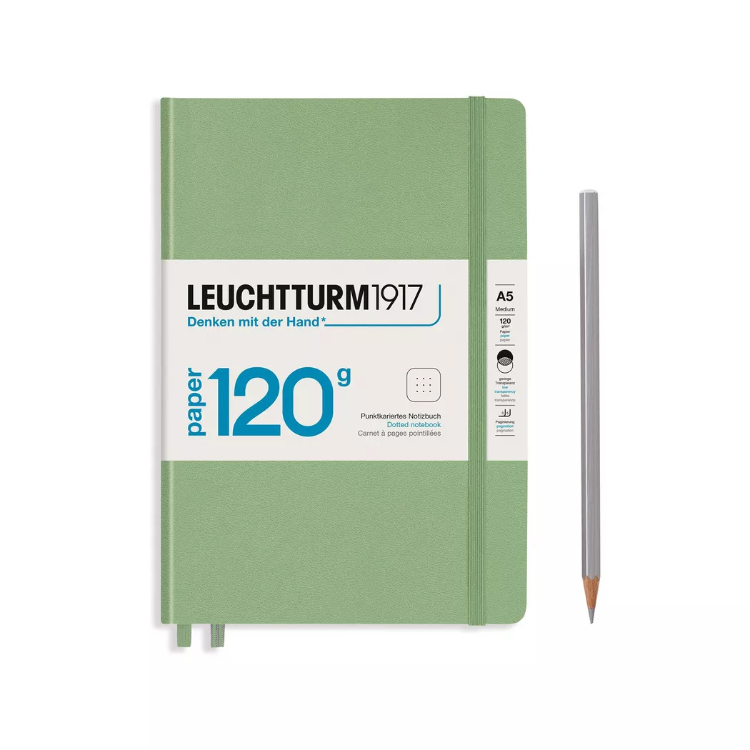 Leuchtturm1917 - Notizbuch, DIN A5, Grün
