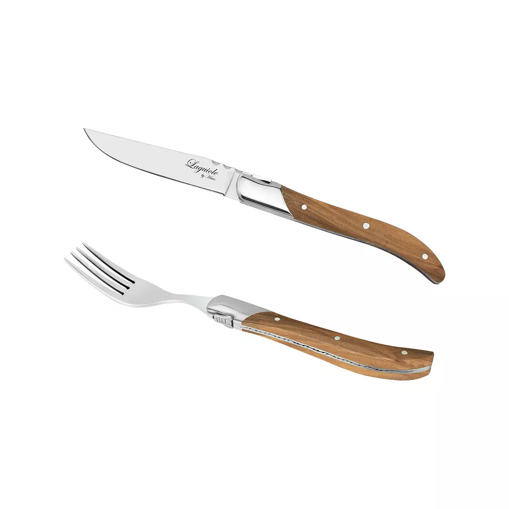 Laguiole By Hâws Steak Cutlery 12-Piece Brown