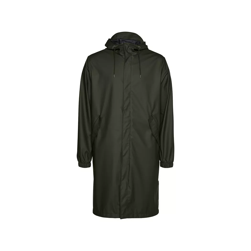 RAINS Parka - Regenjacke dunkelgrün   XL herren