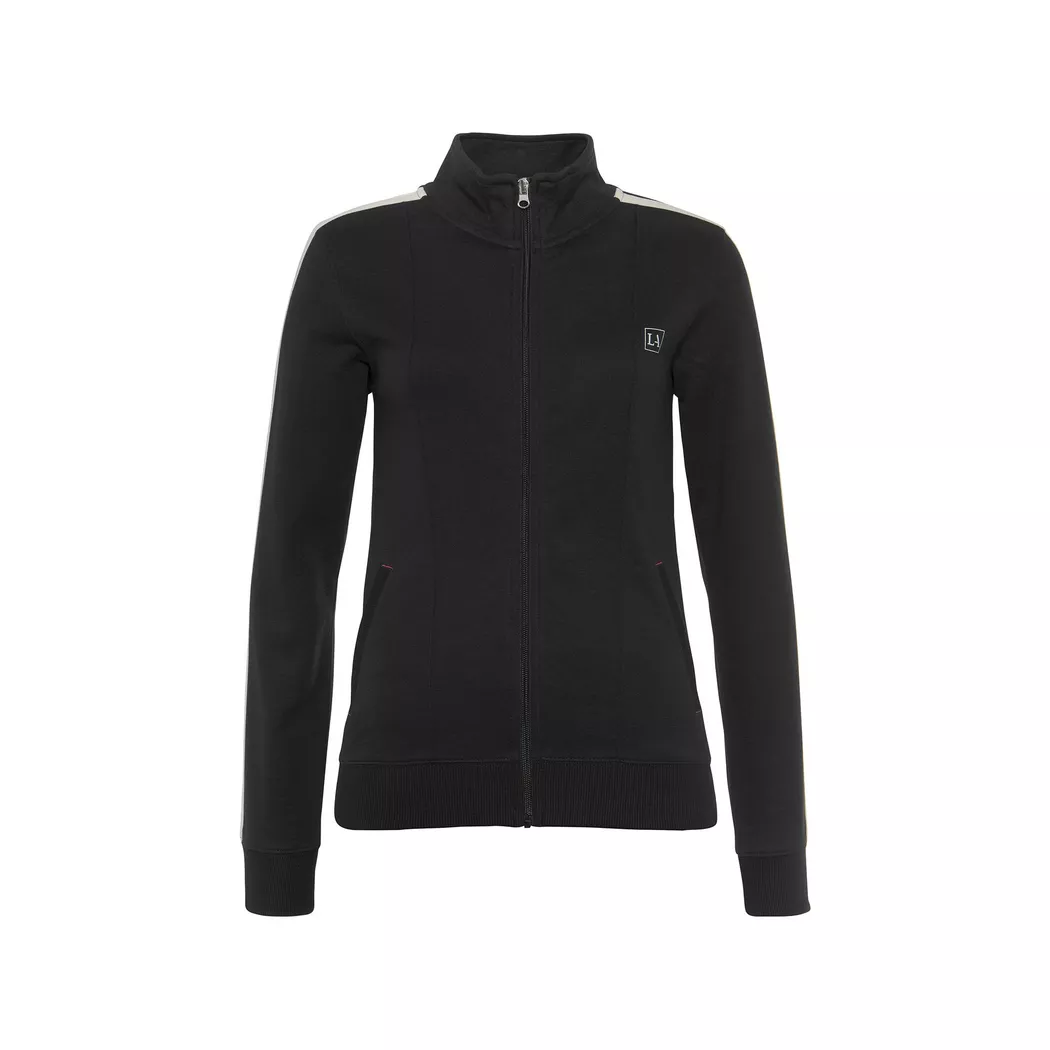 Lascana - Sweatjacke, für Damen, Black, Größe S