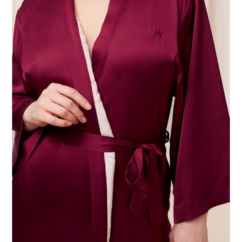 Triumph Langer Satin Bademantel  