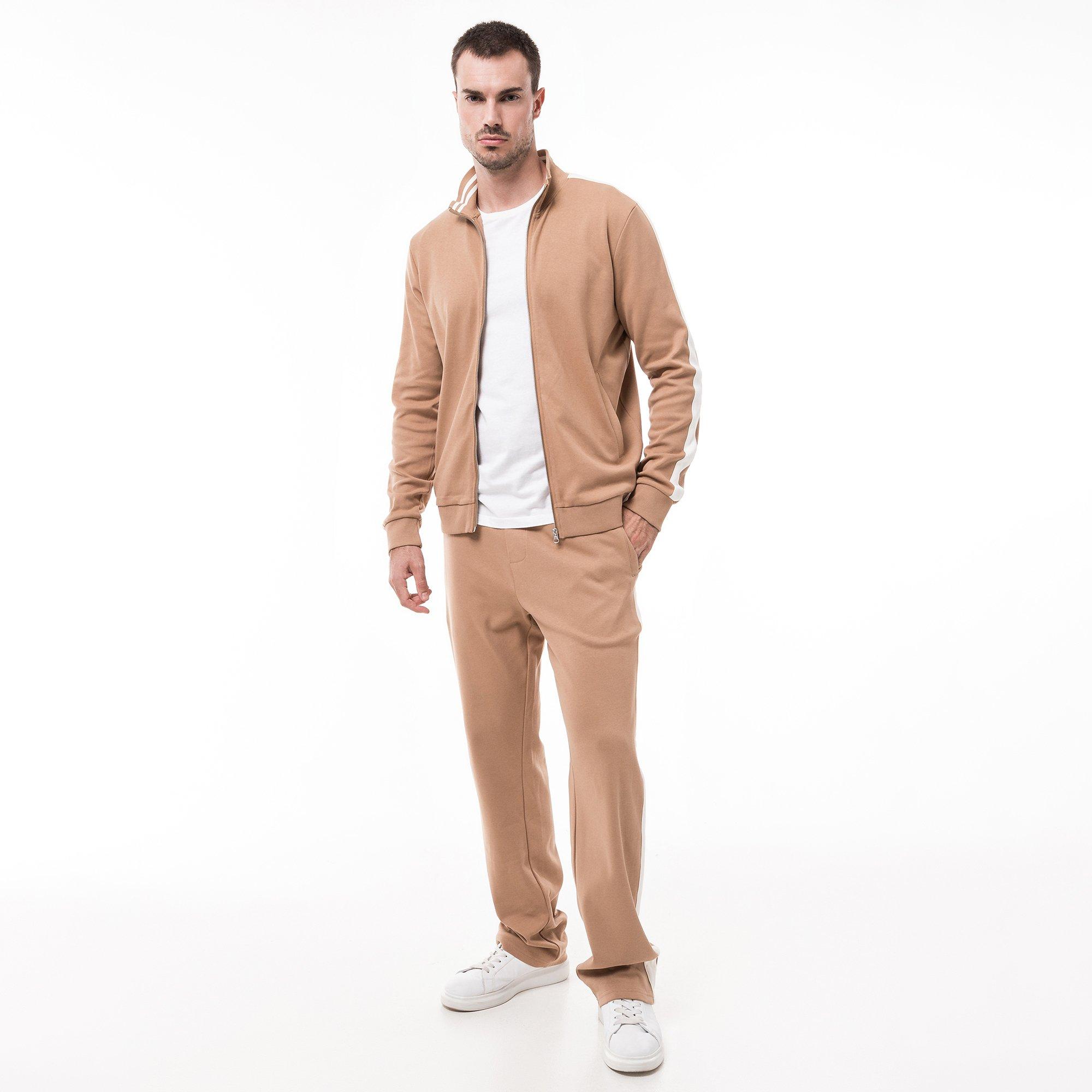 Image of Sweatjacke Herren Beige L