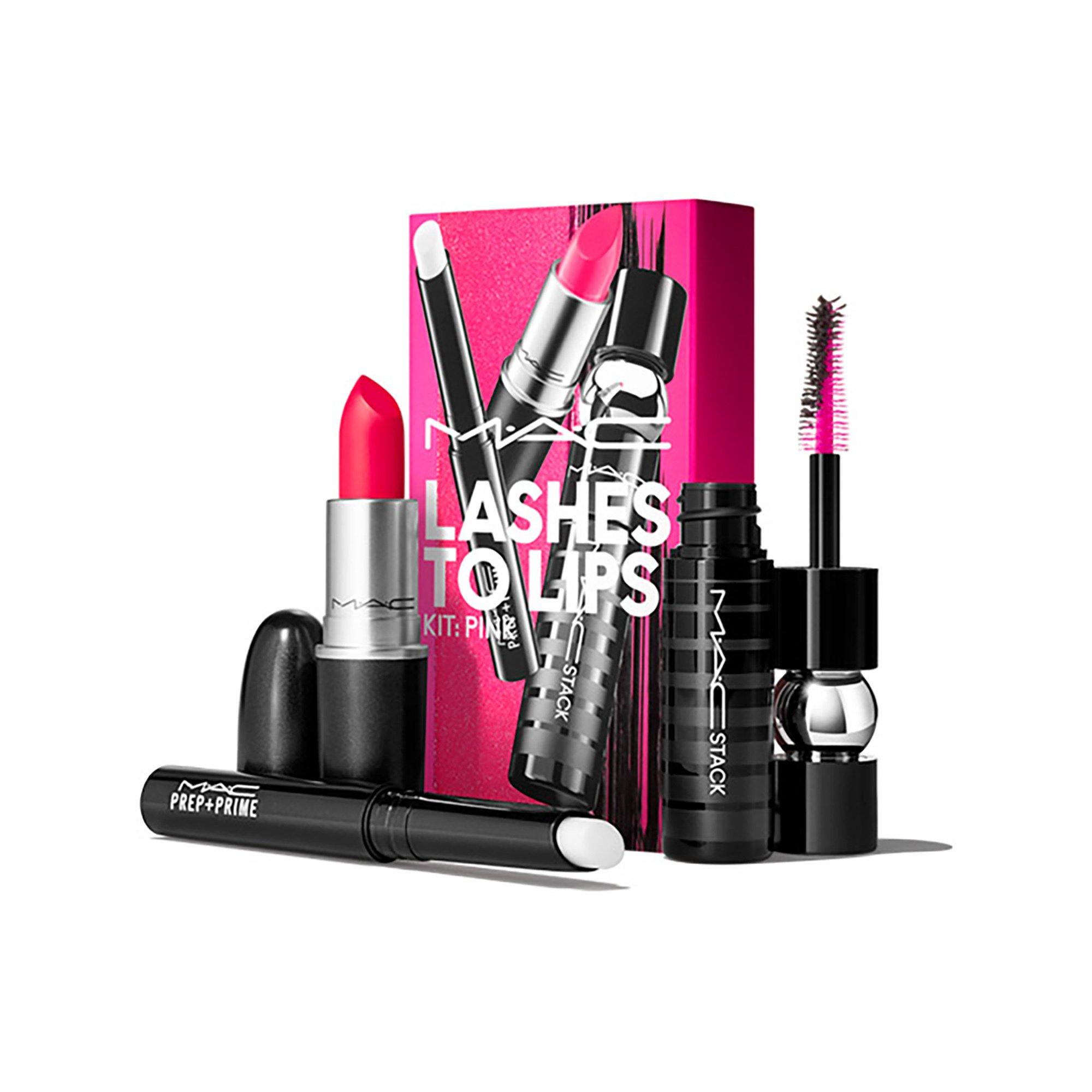 Image of Lashes To Lips Kit Pink Damen Pink Set