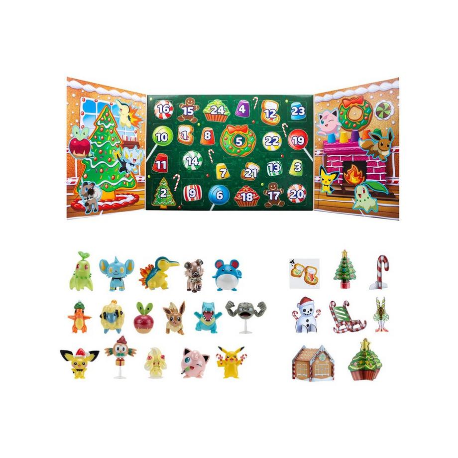 jazwares  Pokémon Adventskalender 2023 Battle Figuren 