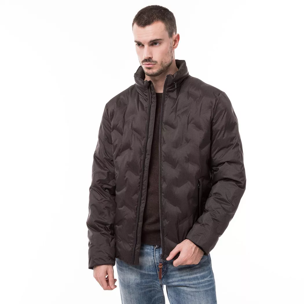 Manor Man - Blouson mit Reissverschluss, für Herren, Braun, Größe M