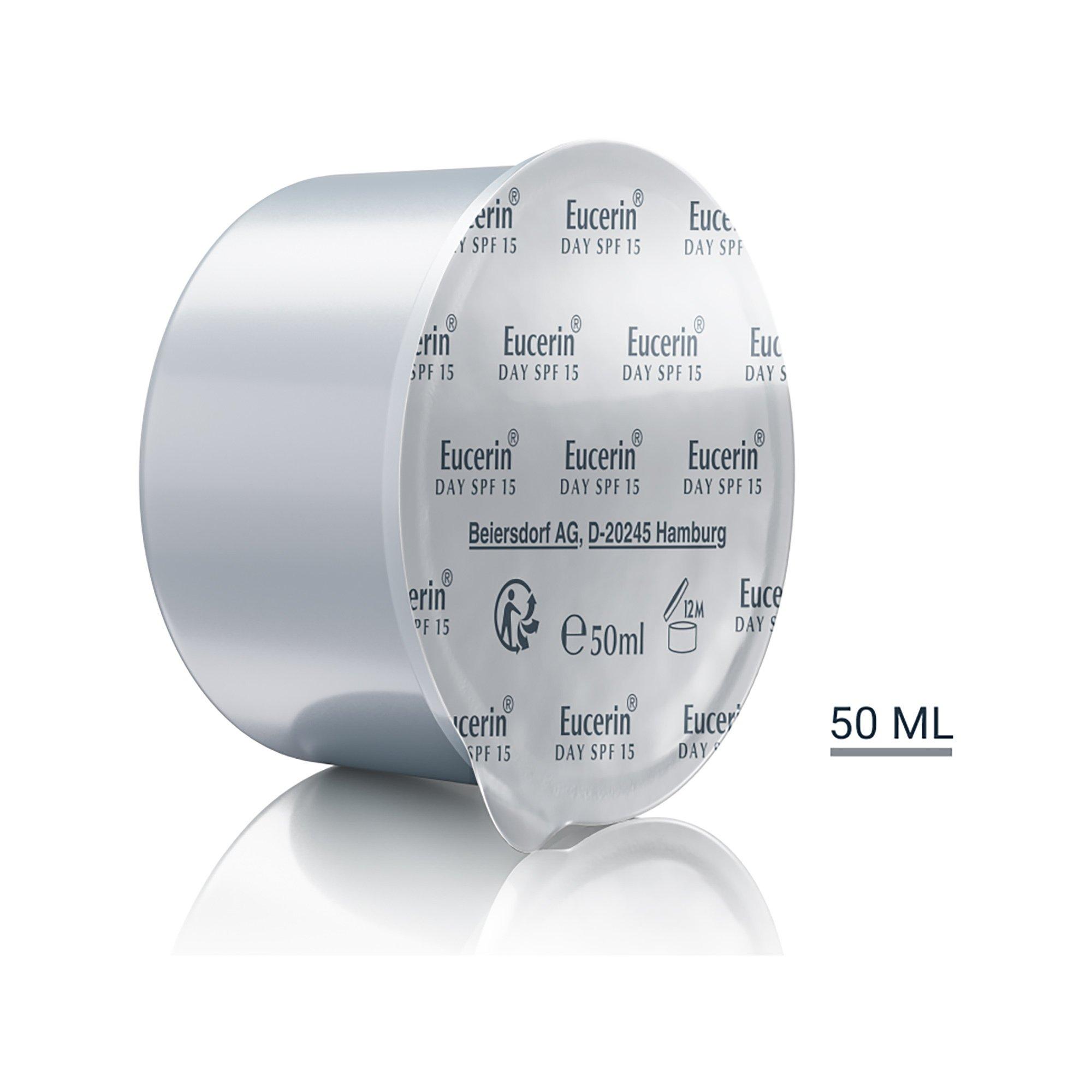 Eucerin  Hyaluron-Filler Capsule di ricarica Trattamento giorno SPF 15 Pelle secca 