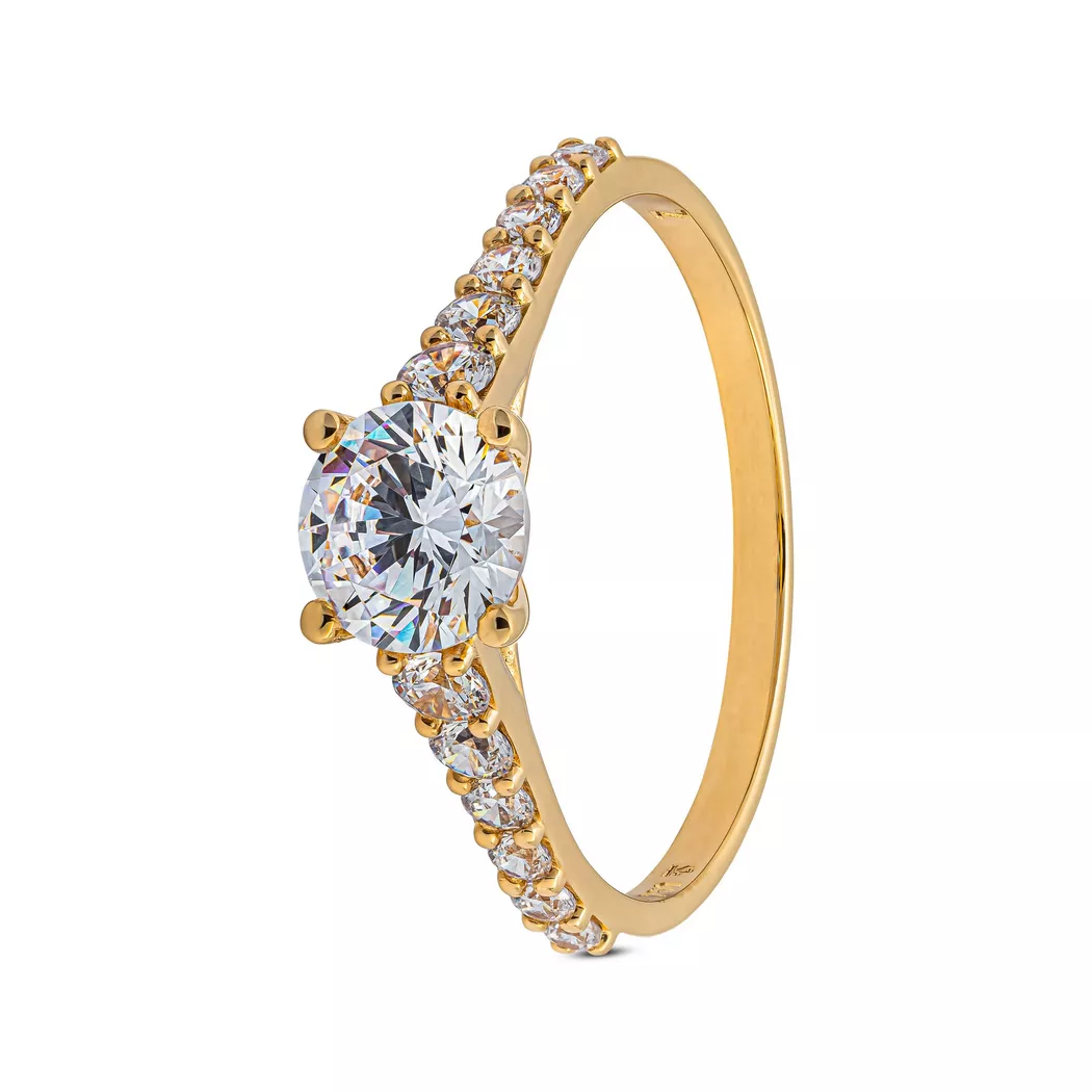 L' Atelier Gold 18 Karat by Manor - Ring, Bague or 18kt, 56, Gelbgold
