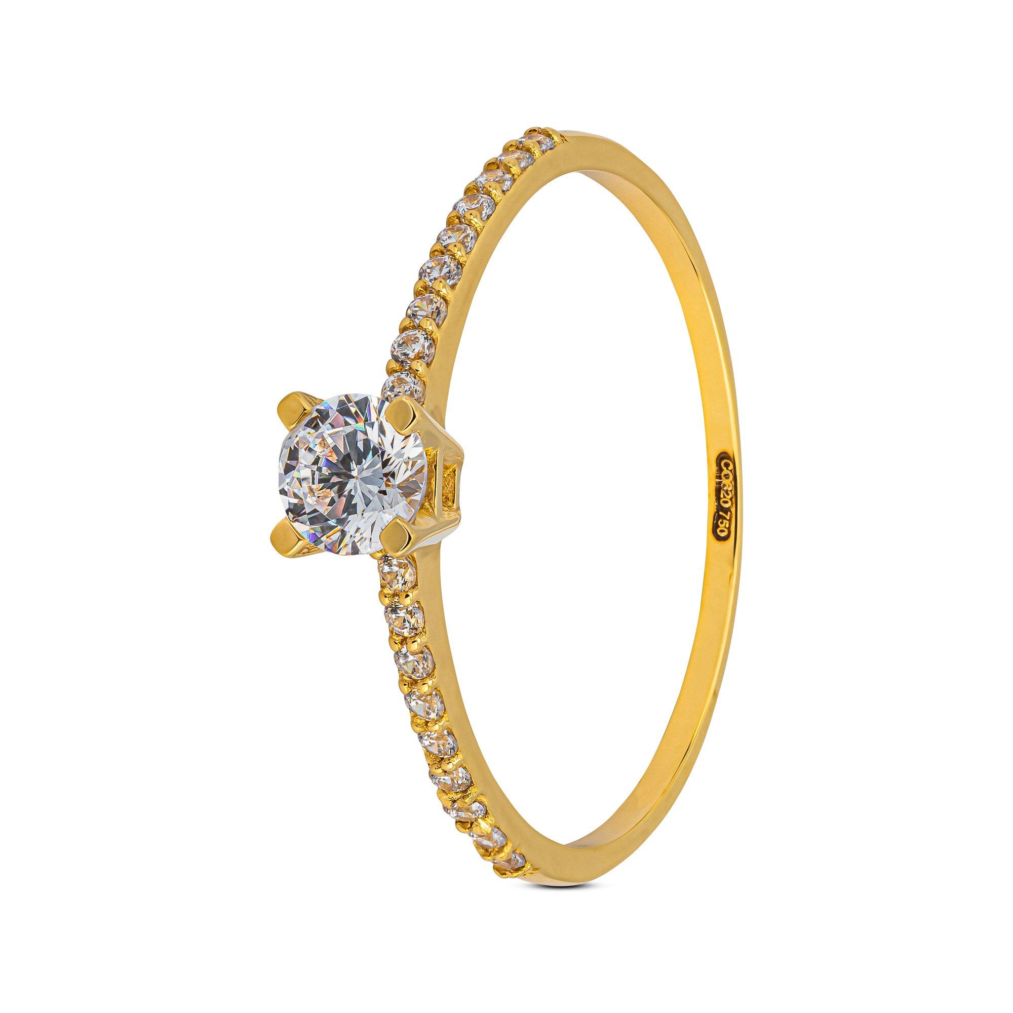 L' Atelier Gold 18 Karat by Manor Bague or 18kt Anello 