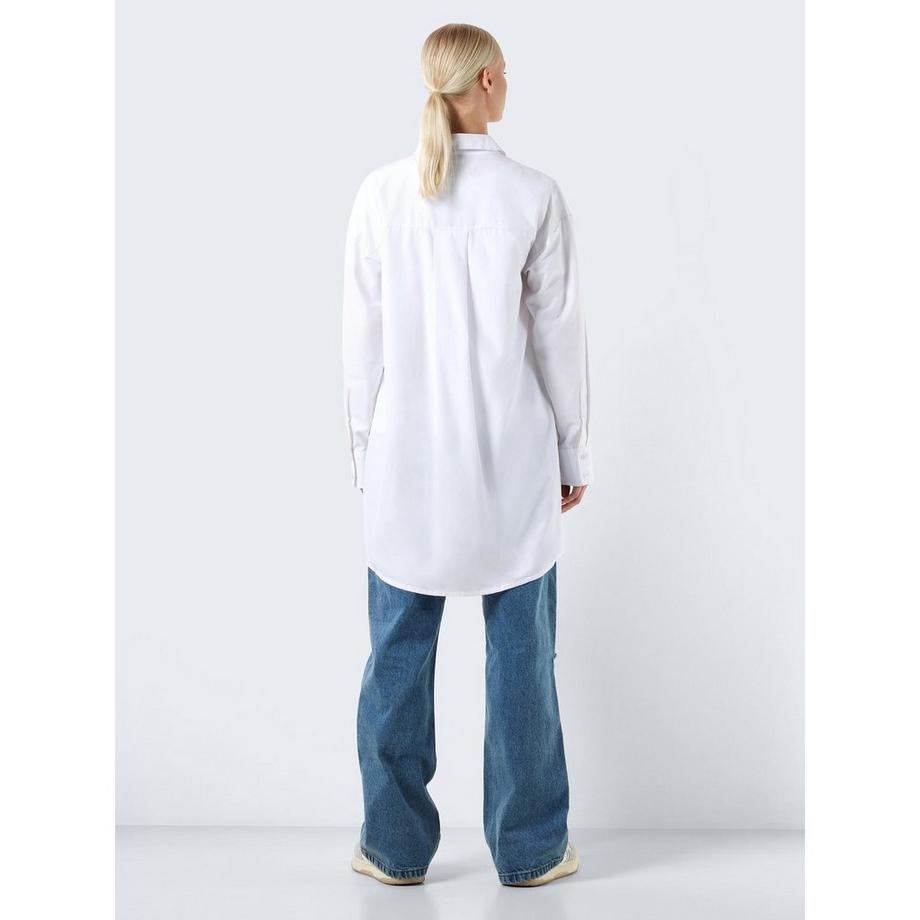 Noisy May Langarm Hemdblusenkleid Relaxed Fit  