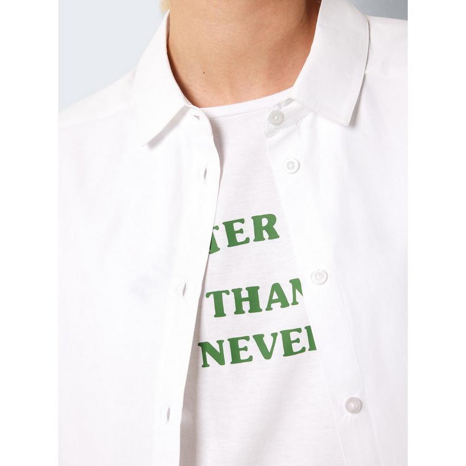 Noisy May Langarm Hemdblusenkleid Relaxed Fit  