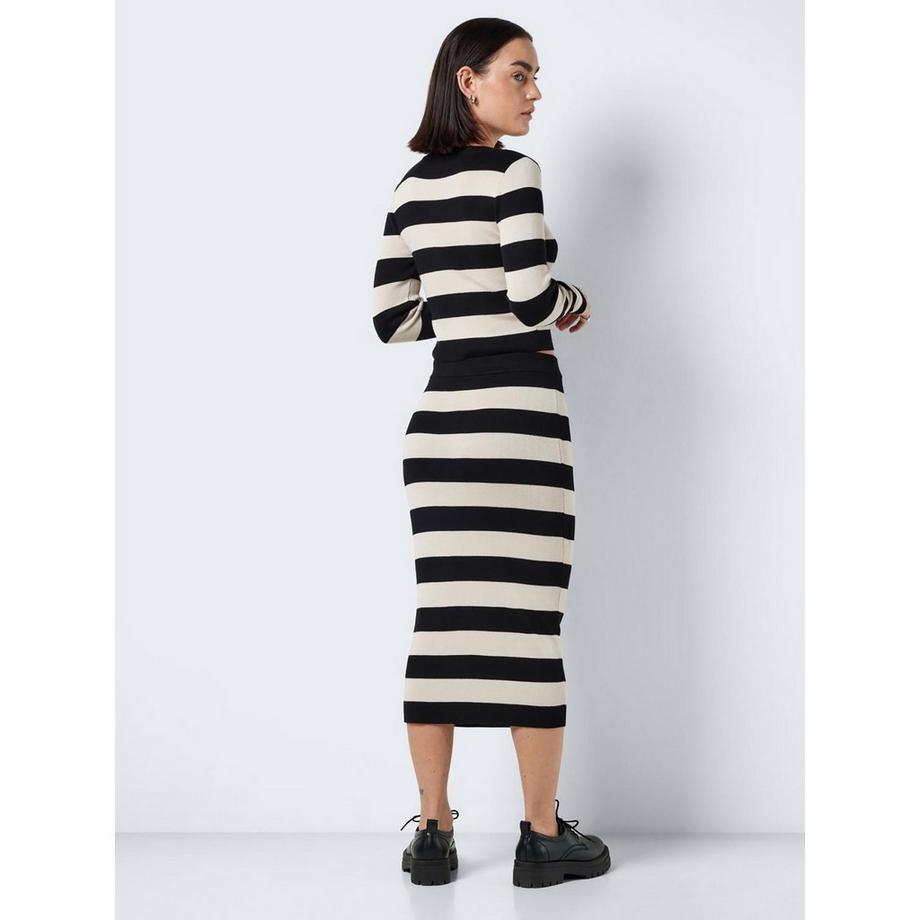 Noisy May Jupe Crayon Midi Taille Haute Rayée  