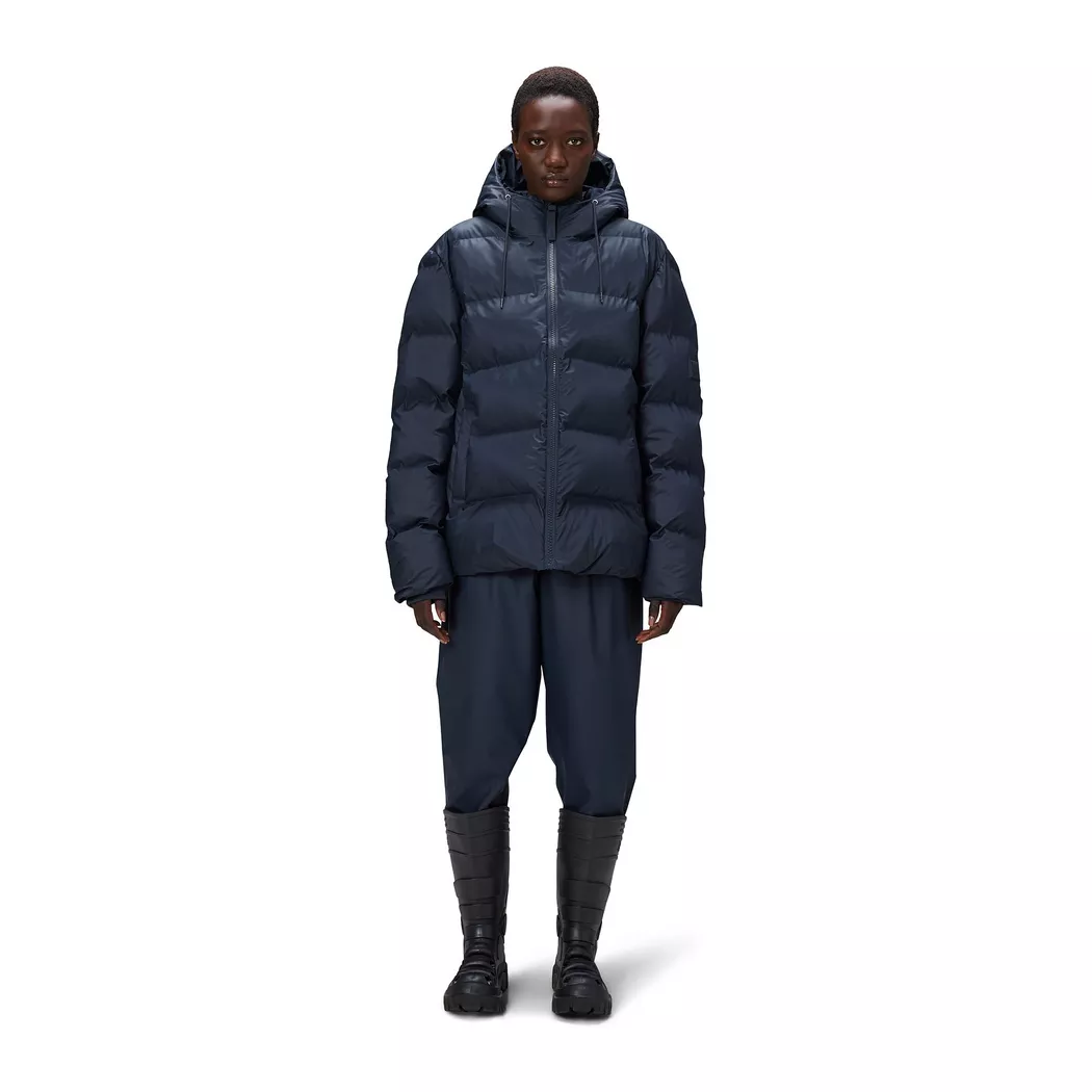 Rains Jacket Bleu Marine L