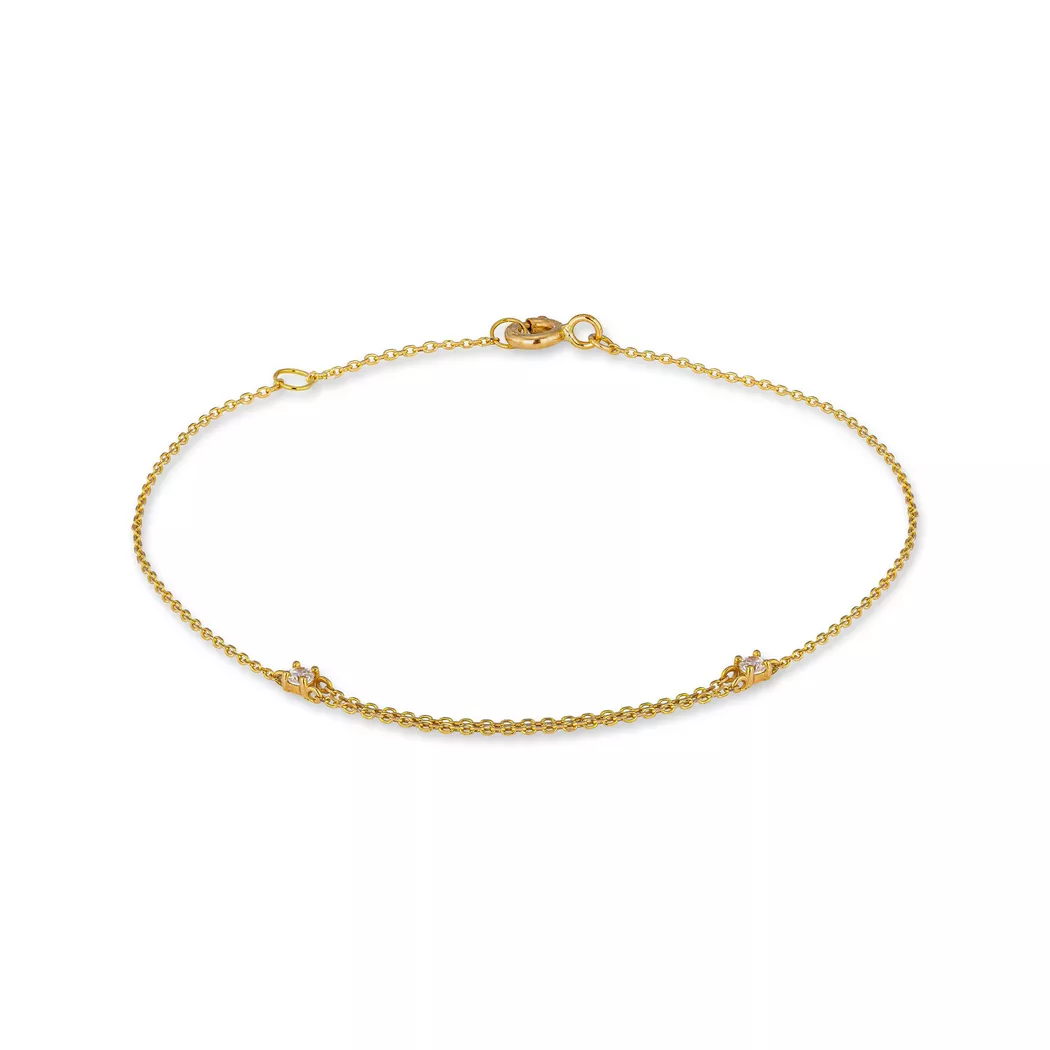 Studio Marquise - Armband, 18cm, Gelbgold 3