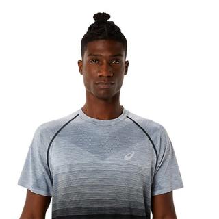 asics SEAMLESS SS TOP Men T-shirt, col rond, manches courtes 