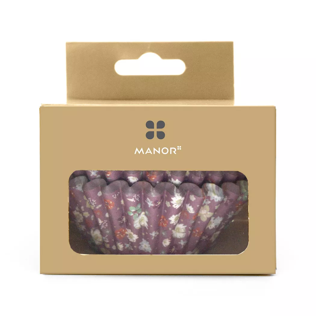 Manor - Cupcake-Förmchen, 50 Stück, 5cm, Multicolor