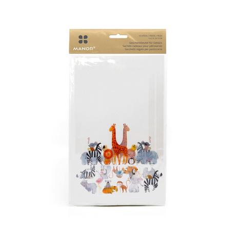 Manor Klarsichtbeutel für Gebäck Animals 