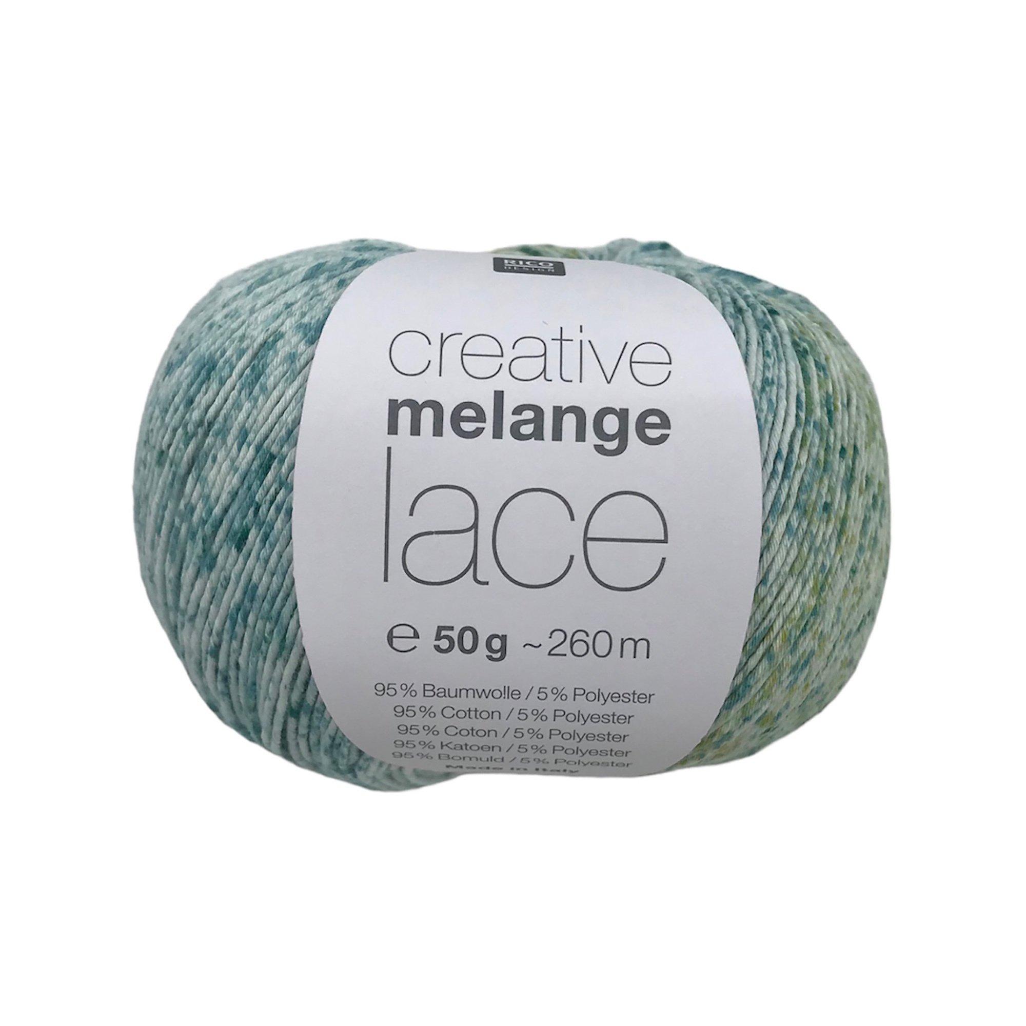 RICO-Design Filato per maglieria Creative Melange Lace 