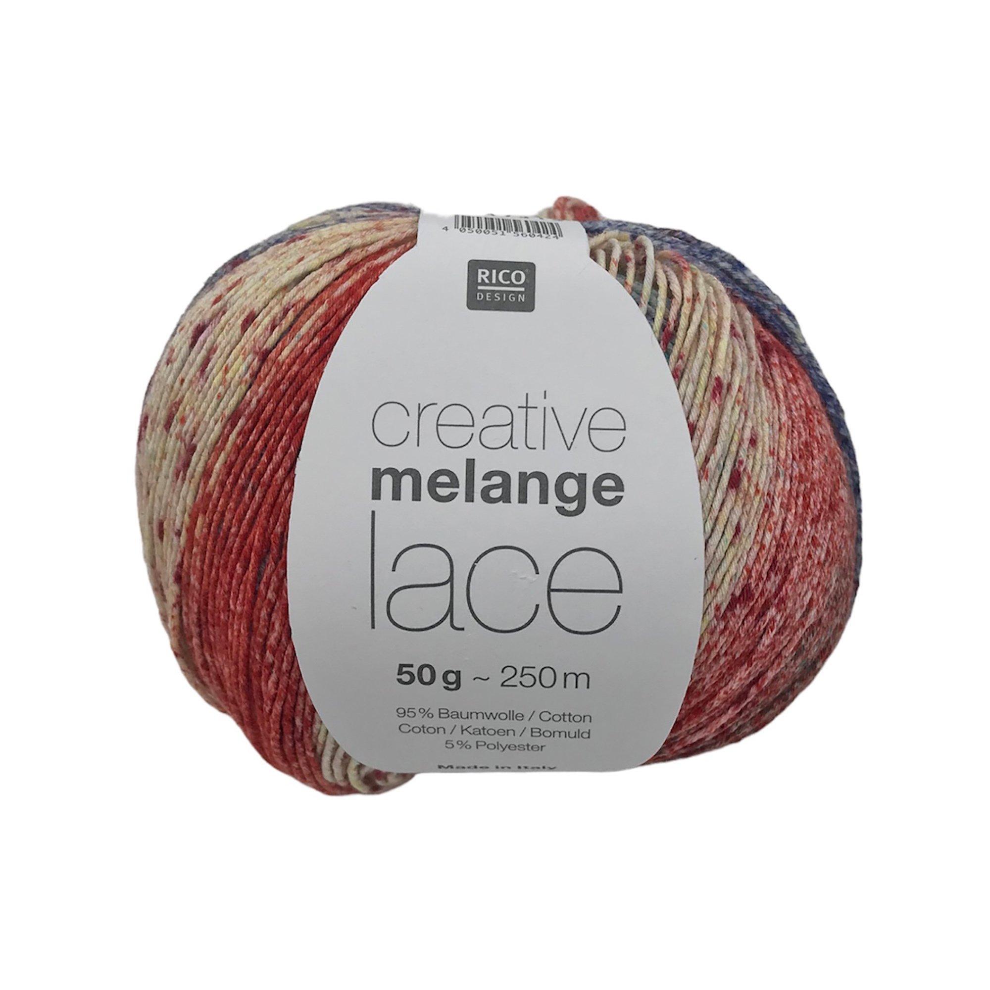 RICO-Design Strickgarn Creative Melange Lace 