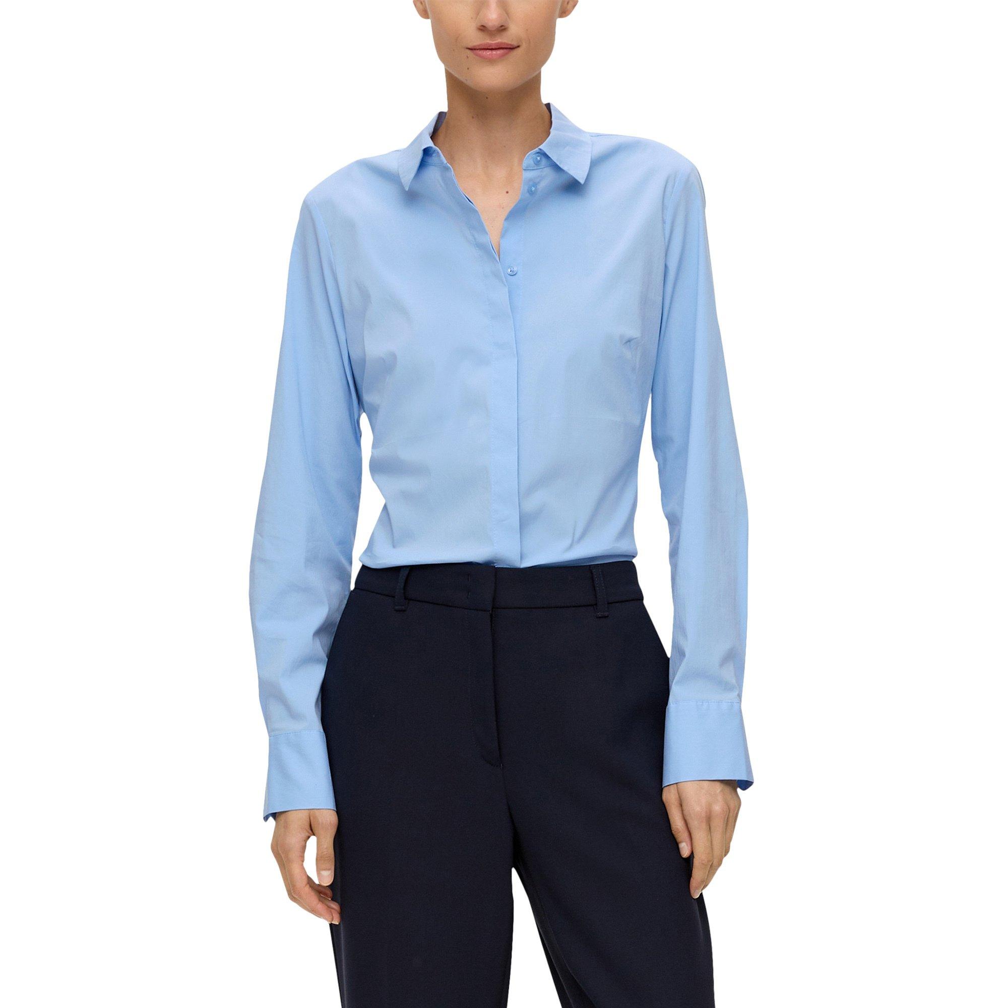Image of Bluse Damen Blau 44