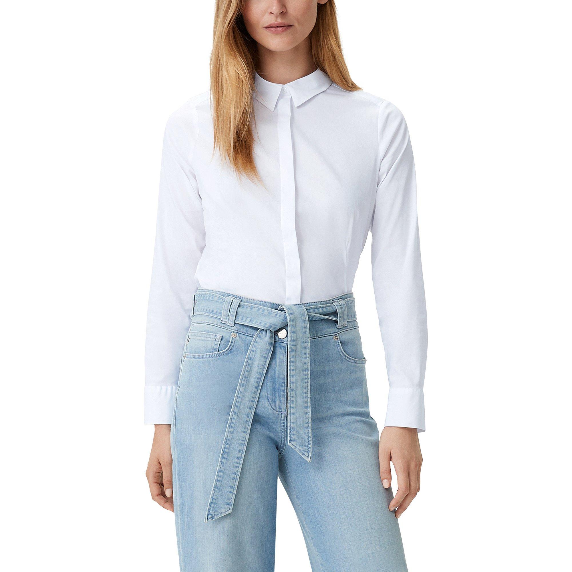 Image of Bluse Damen Weiss 34